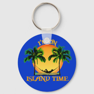 Island Time Keychain