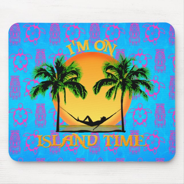 Island Time Mouse Pad (Front)