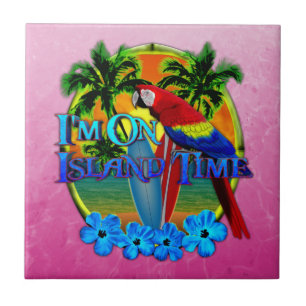 Island Time Sunset Tile