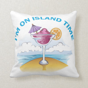 Island Time Throw Pillow