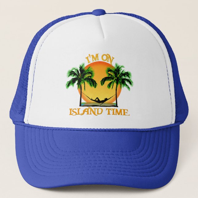 Island Time Trucker Hat (Front)