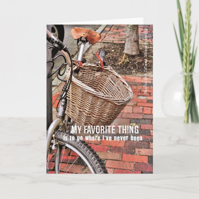 ISLAND TRANSPORTATION Greeting Card (Front)