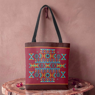 Island Tribal Whimsy Tote Bag