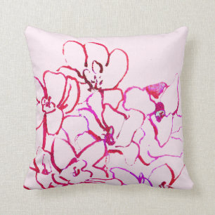 Island Tropical Orchid Pink Pillow