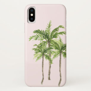 Island tropical palm tree watercolor Case-Mate iPhone case