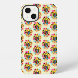 Island Tropical Sea Turtles Floral iPhone 13 Case