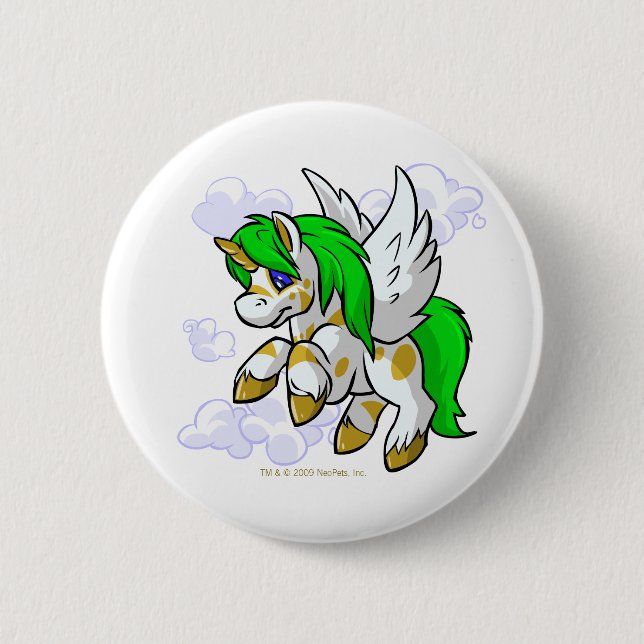 Island Uni keeping close to Mystery Island 2 Inch Round Button (Front)