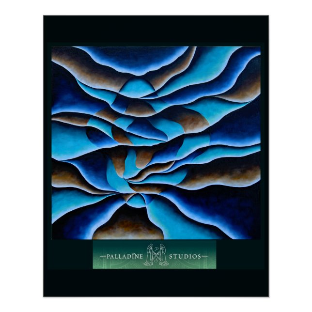 'Island Vibes' Glossy Poster (Front)