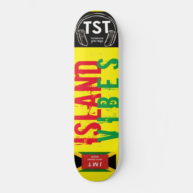 ISLAND VIBES Skateboard (Front)