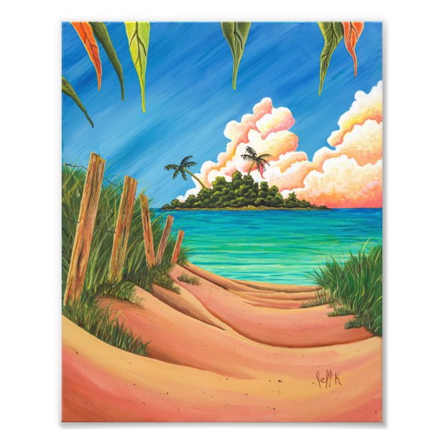 Island View Art Print (Front)
