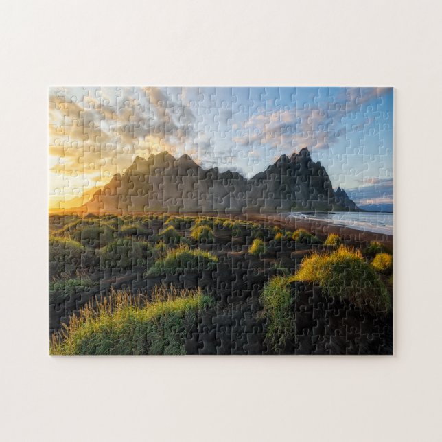 Islande Black Sand Beach Jigsaw Puzzle (Horizontal)