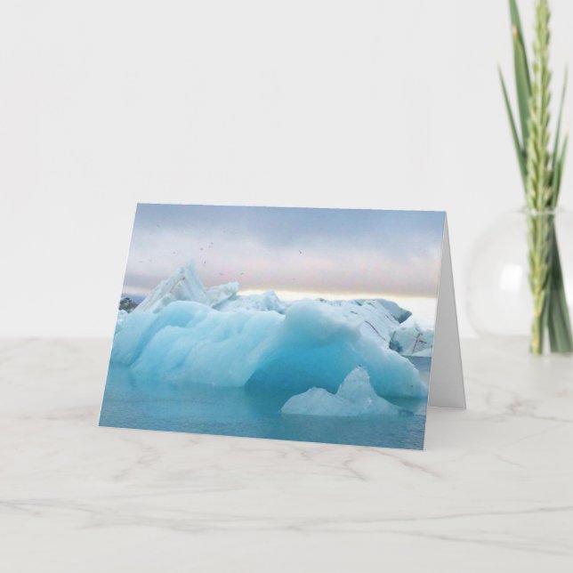 Islande - Carte de vacances/fête personnalisée (Devant)