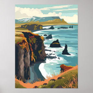 Islande Impression Islande Illustration Islande Vo