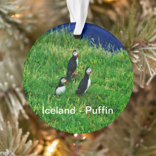 Islande - Ornement de Puffins (Arbre)
