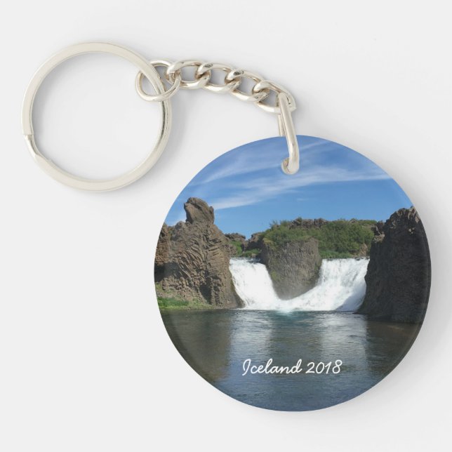 Islande - porte - clé personnalisé (Devant)