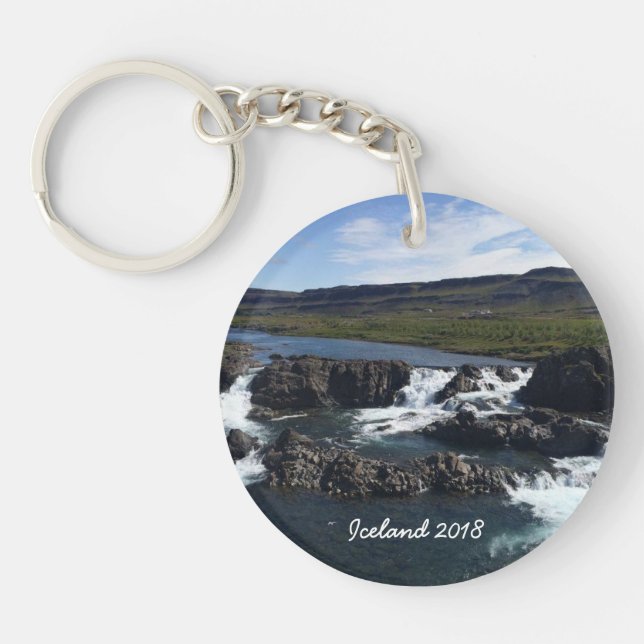 Islande - porte - clé personnalisé (Devant)