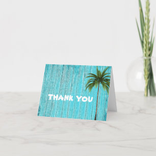 Islander Vacation Thank You Card