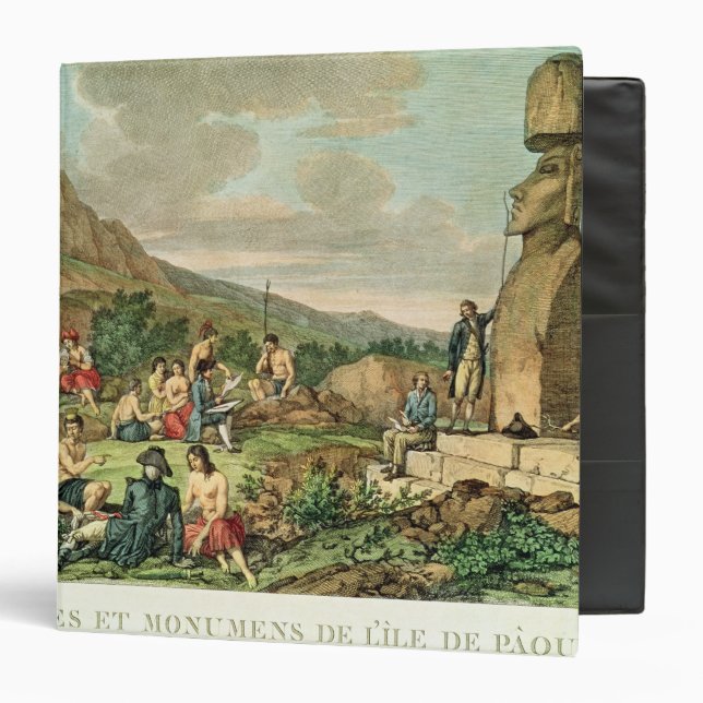Islanders and Monuments of Easter Island Binder (Front/Inside)