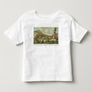 Islanders and Monuments of Easter Island Toddler T-shirt