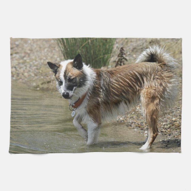 Islandhund Kitchen Towel (Horizontal)