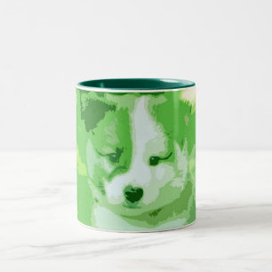Islandhund Two-Tone Coffee Mug