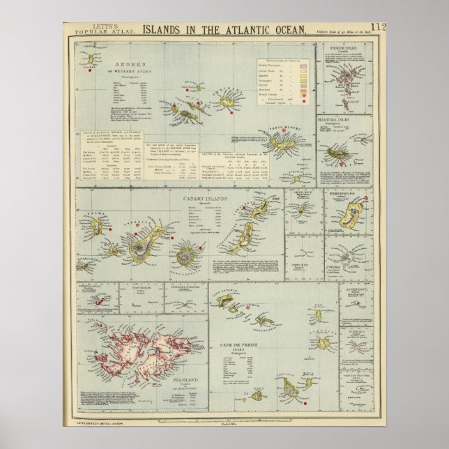 Islands, Atlantic Ocean Poster (Front)