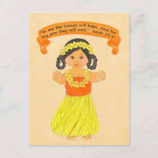 Islands Hope~Scripture~Print Postcard