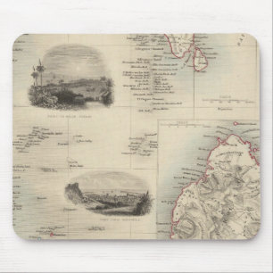 Islands In The Indian Ocean Mouse Pad