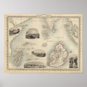 Islands In The Indian Ocean Poster