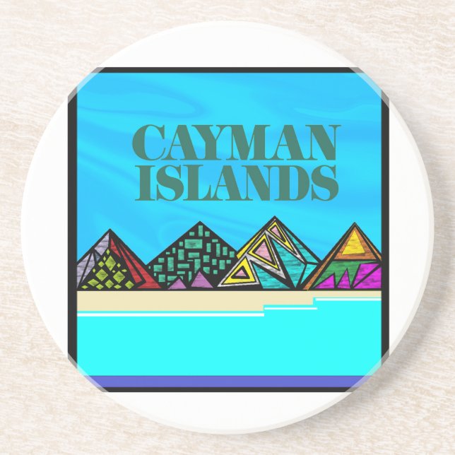 Islands love Caymans Coaster (Front)