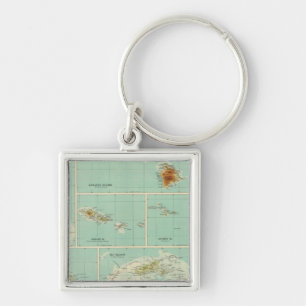 Islands of Oceania Keychain