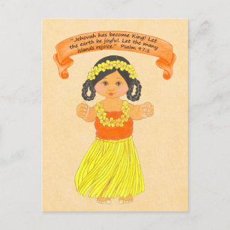 Islands Rejoice~Scripture~Print Postcard