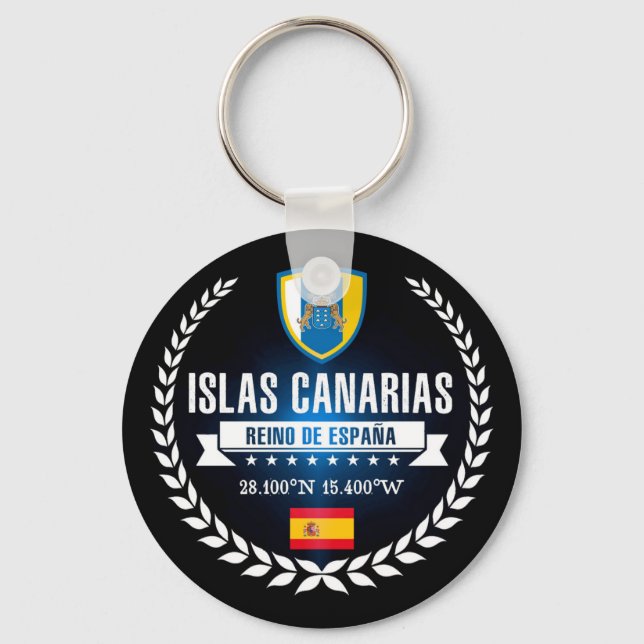 Islas Canarias Keychain (Front)