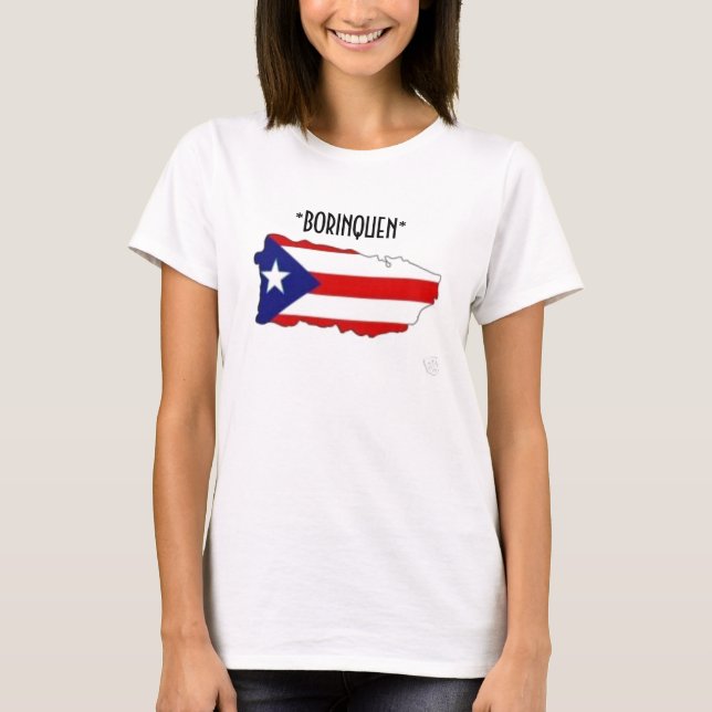 IslaSticker_tn, *BORINQUEN* T-Shirt (Front)
