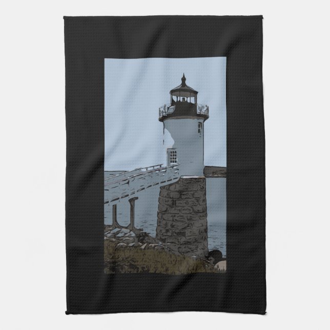 ISLE AU HAUT LIGHT KITCHEN TOWEL (Vertical)