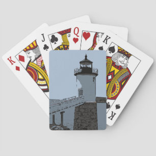 ISLE AU HAUT LIGHT PLAYING CARDS