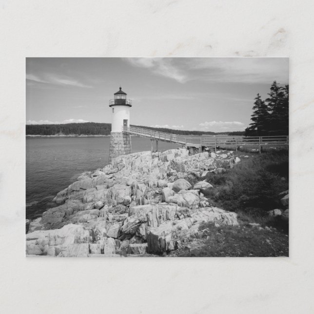 Isle Au Haut Light Station Postcard (Front)