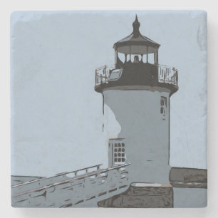 ISLE AU HAUT LIGHT STONE COASTER