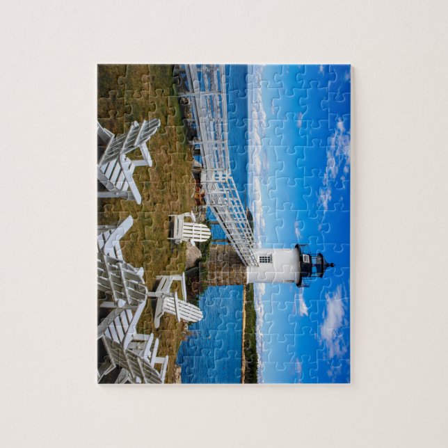 Isle au Haut, Maine Lighthouse Jigsaw Puzzle (Vertical)