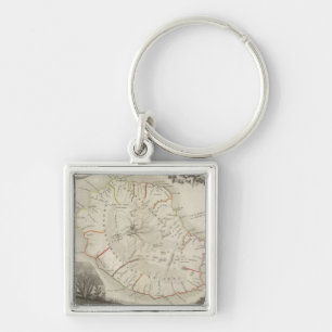 Isle De La Reunion Keychain
