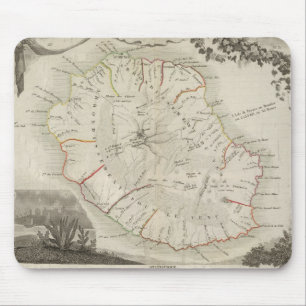 Isle De La Reunion Mouse Pad