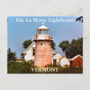 Isle La Motte Lighthouse, Vermont Postcard