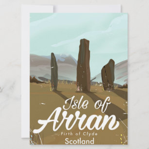 Isle of Arran vintage travel poster