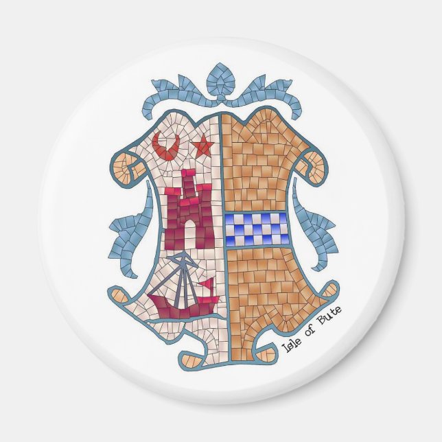 Isle of Bute Coat of Magnet (Front)