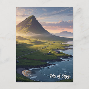 Isle of Eigg, Scotland Travel Postcard