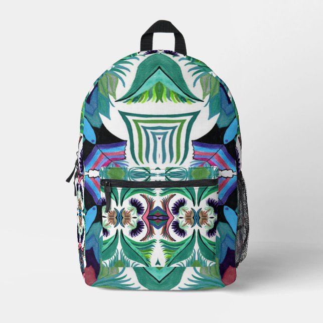 Isle-of-Ferns C/M's on a  Printed Backpack (Front)