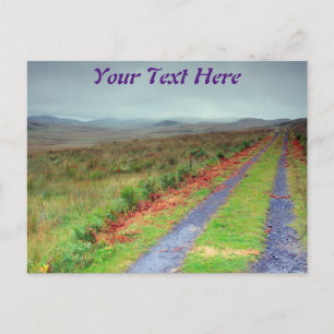 Isle of Jura track, Scotland Postcard