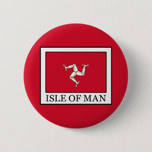 Isle of Man 2 Inch Round Button