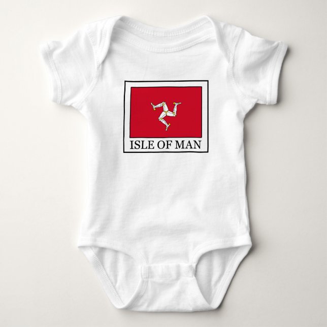 Isle of Man Baby Bodysuit (Front)
