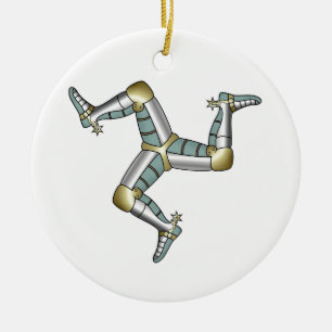Isle of Man Ceramic Ornament